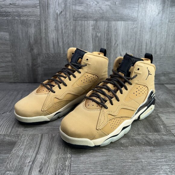 Jordan MVP Youth size 6y/Women's size 7.5 Wheat Hightop Shoes DZ5577-200 - Picture 6 of 8